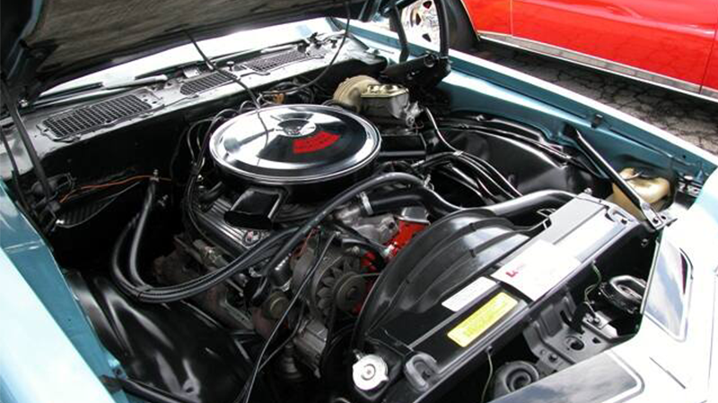 1970 Camaro under the hood