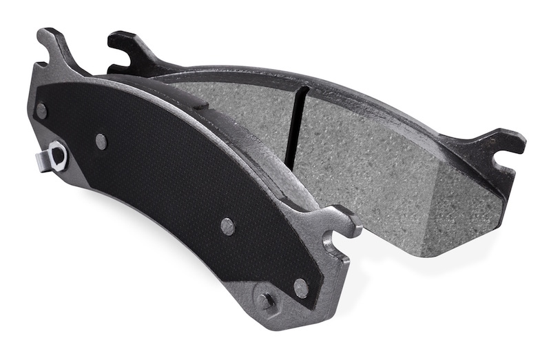 Semi-metallic brake pads