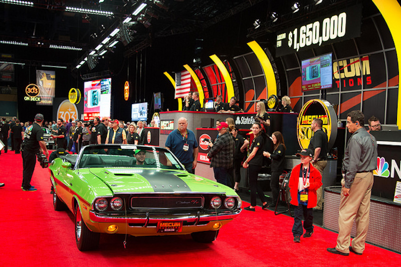 Mecum auction carpet
