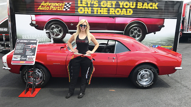 Courtney Force Advance Auto Parts Restoration Tour