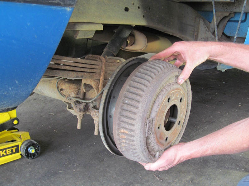 Brake shoes how-to brake drum