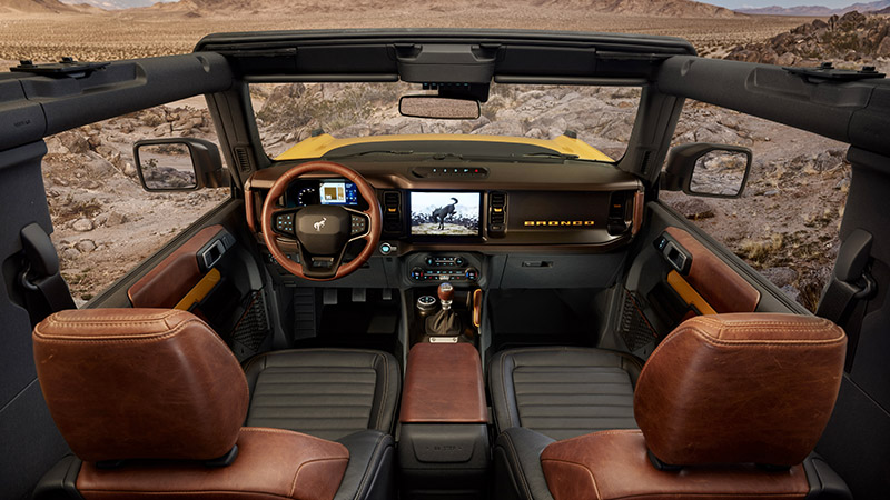 Ford Bronco interior