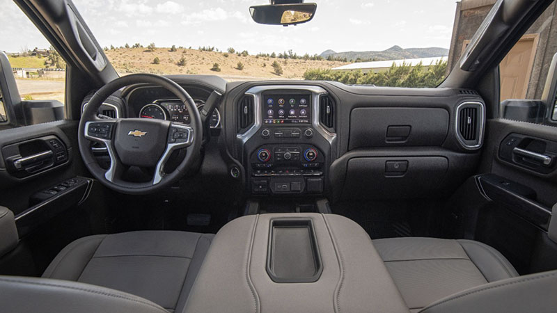 Inside a 2020 Silverado 2500HD