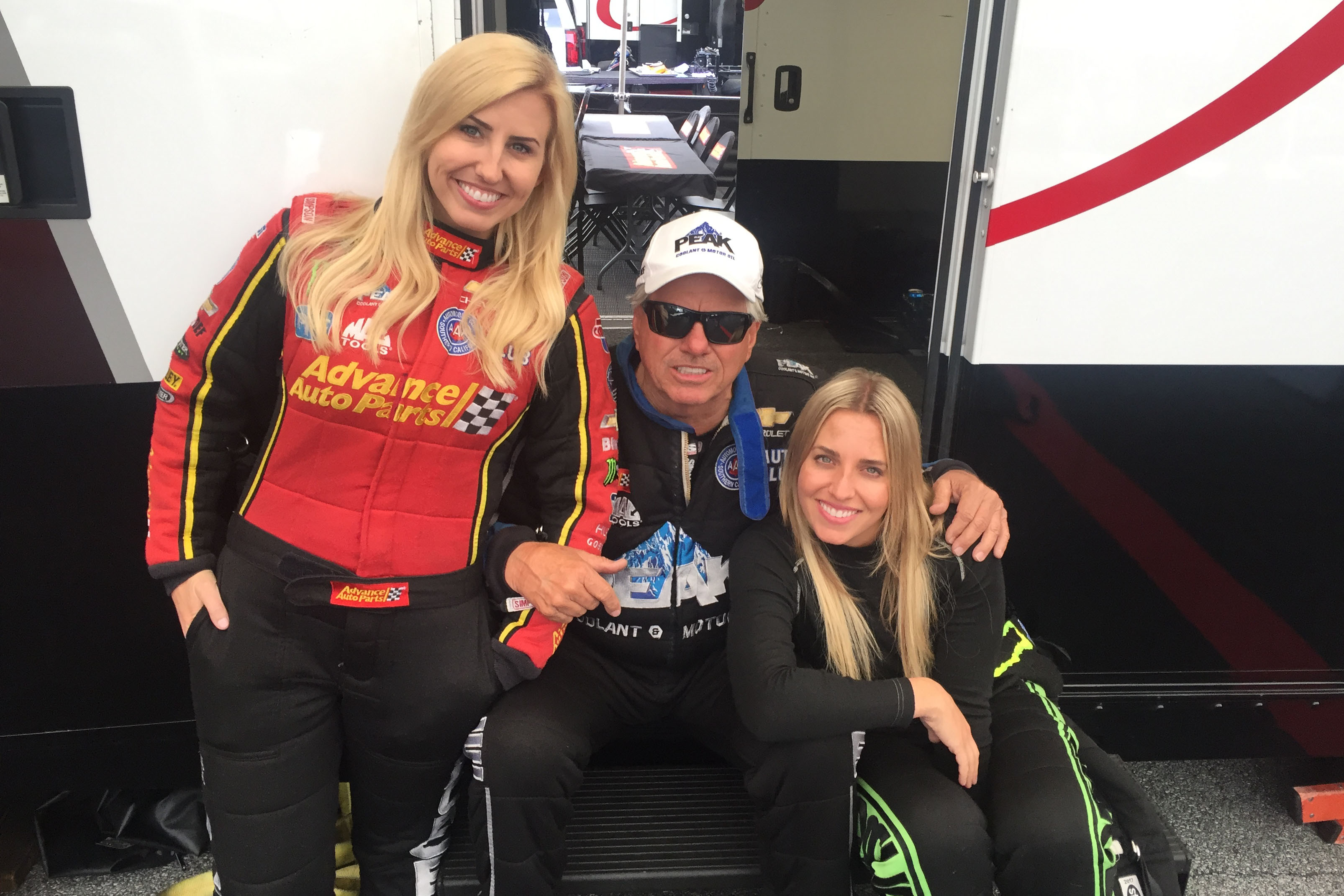 Courtney John and Ashley Force Image
