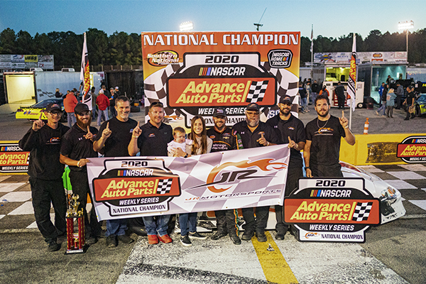 Josh Berry winner of NASCAR Advance Auto Parts Weekly Series Championship