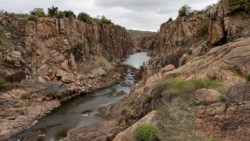 rocks and water scenery