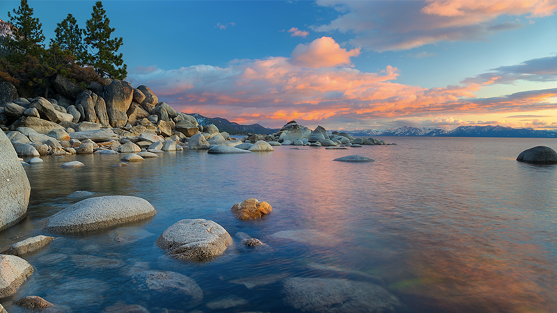 lake tahoe sunset