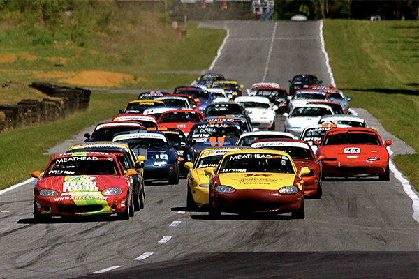 Miata racing - credit Kdildei under Wikimedia Commons