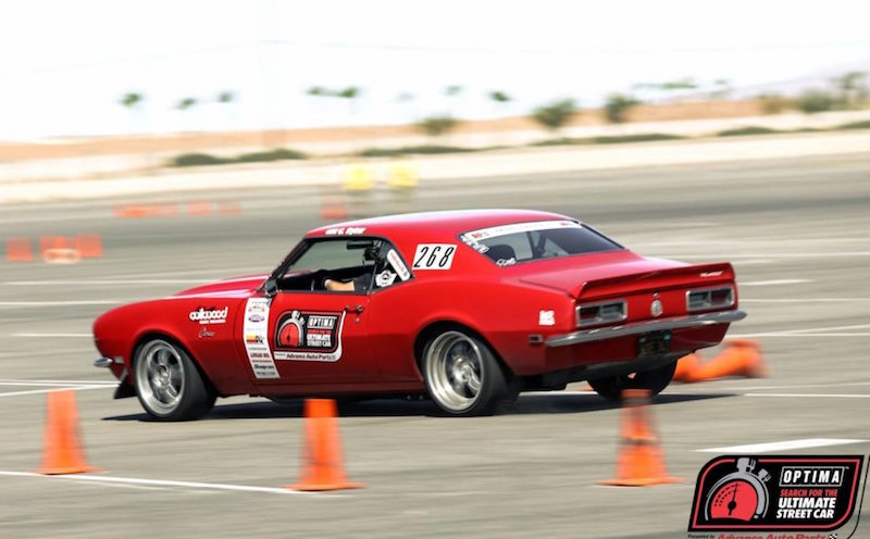 car on a rally course