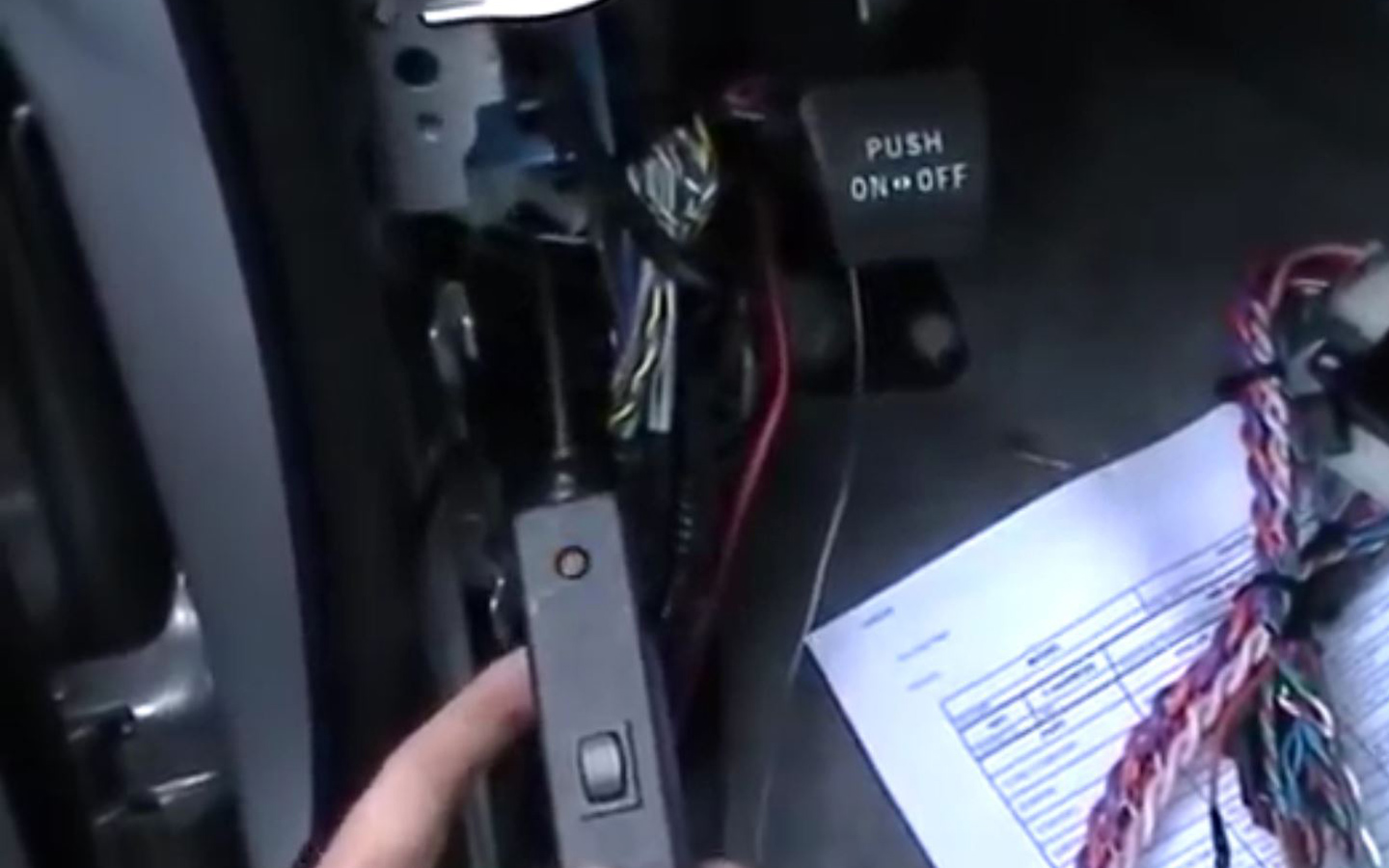 Pyle security integration with parking lights