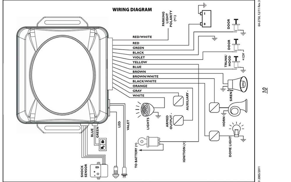 Pyle security system schematic