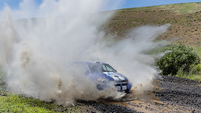 Karen Jankowski during the Oregon Trail Rally