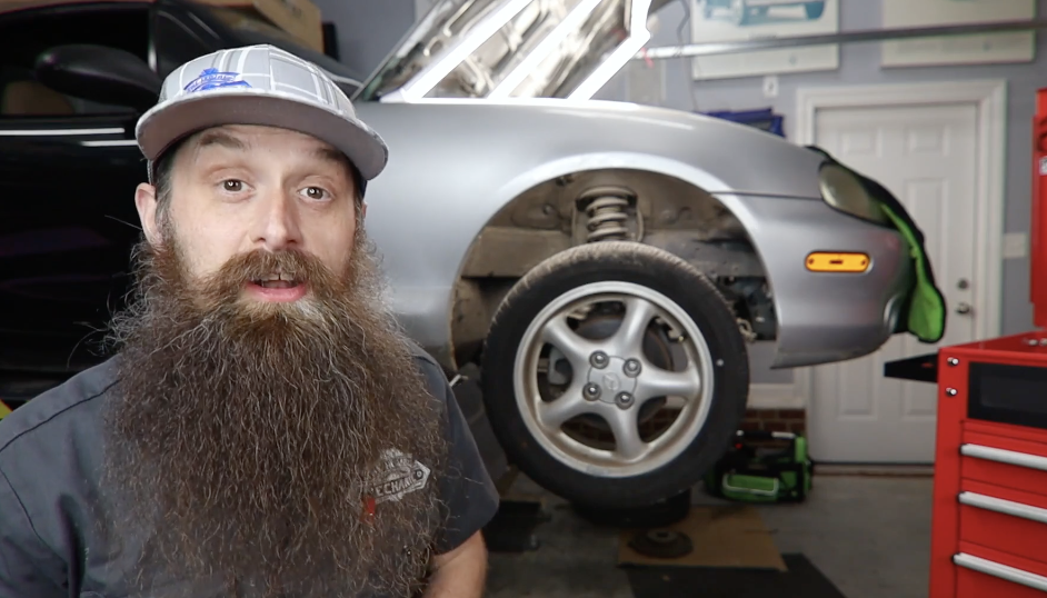 Charles Sanville and his Mazda Miata