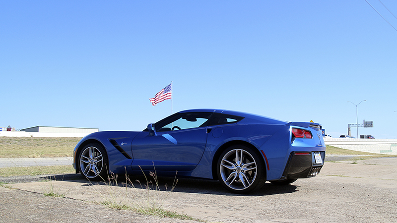 Blue Corvette
