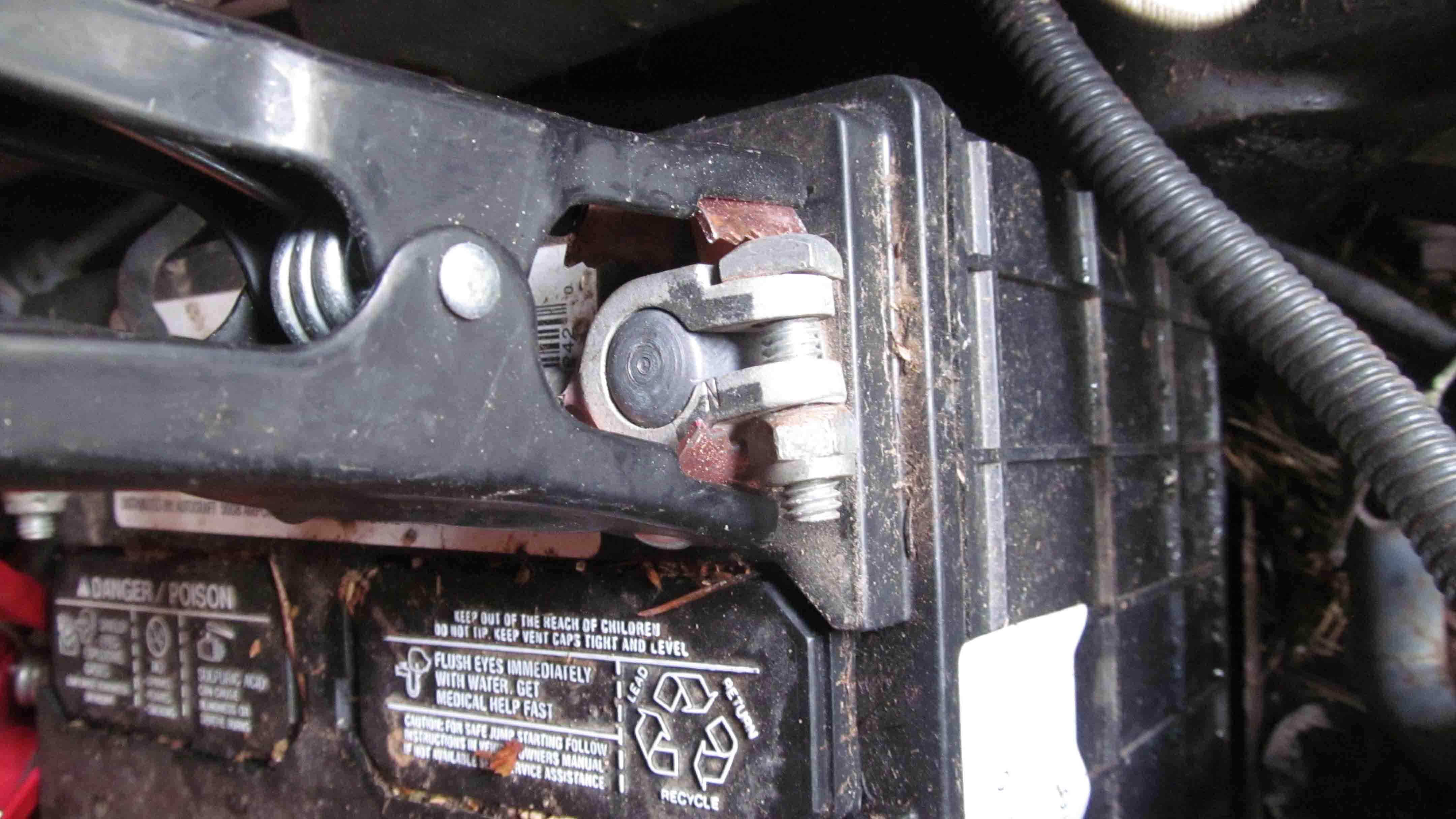 connect black cable to good battery