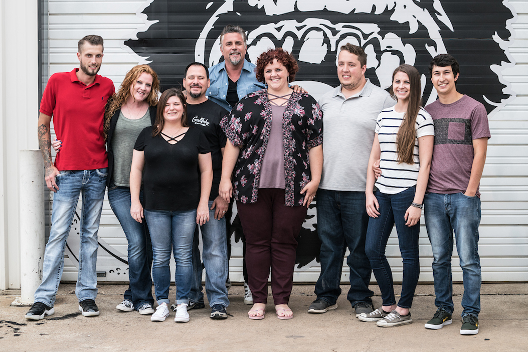 Richard Rawlings with contest winners