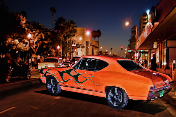 Crush orange Chevy