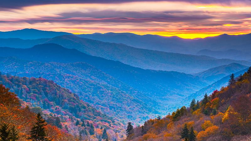 appalachian trail sunrise