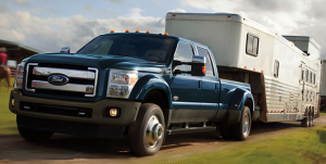 Ford Super Duty F-250 towing trailer