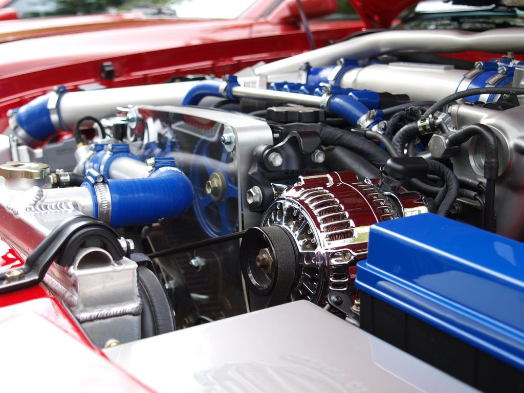 Vehicle engine bay