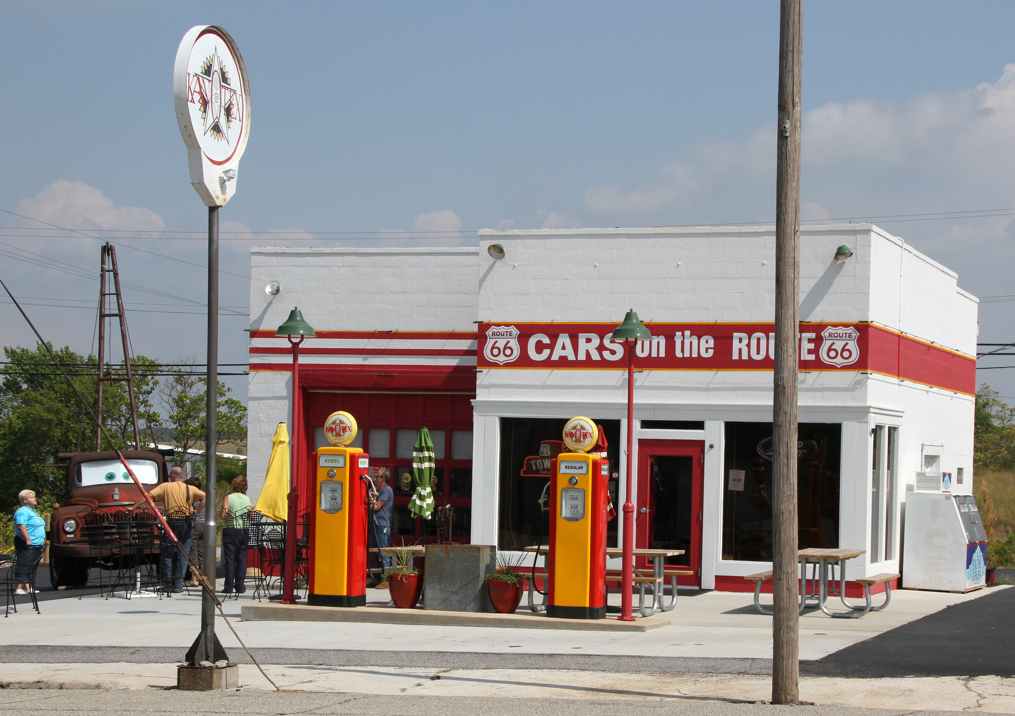 A former service station