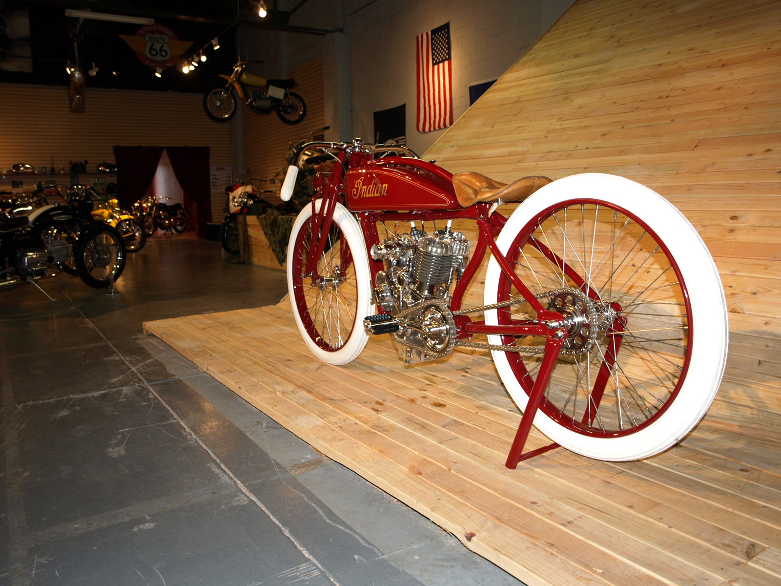 Vintage Indian motorcycle