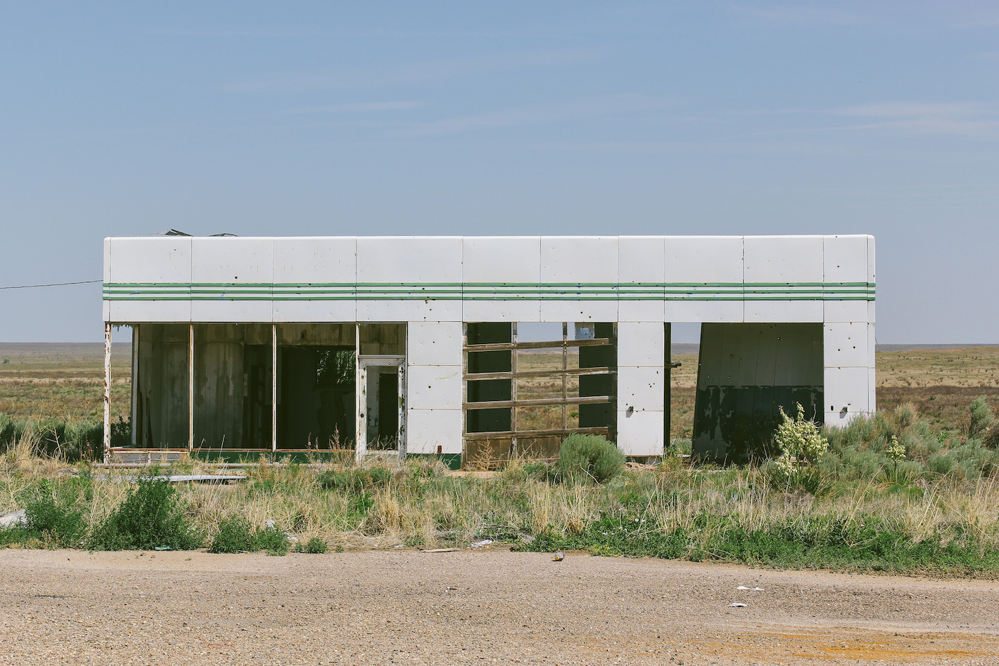 Abandoned building in Glenrio, Texas