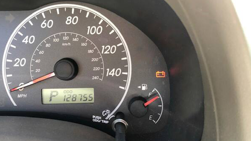 battery light on dashboard