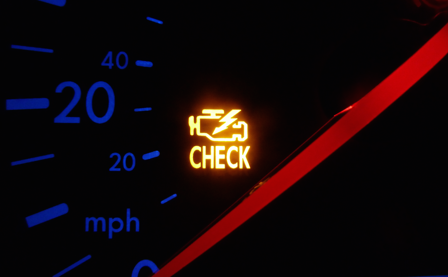 Check engine light one