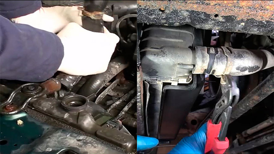 Remove Radiator Hoses