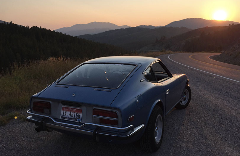 datsun at sunset