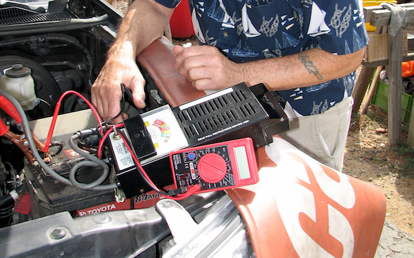 Test Battery Engine Off