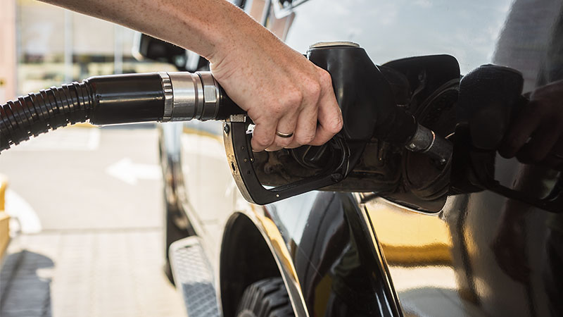 fueling an SUV