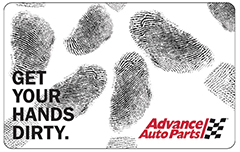 Advance Auto Parts gift card