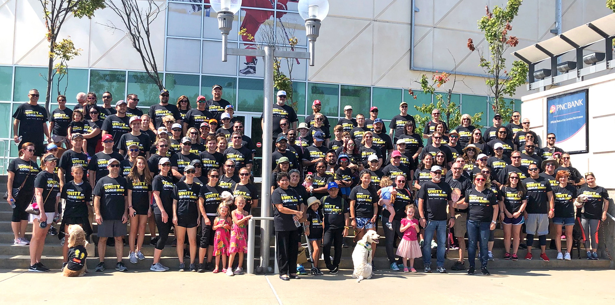 the Advance team at the 2019 AHA heart walk