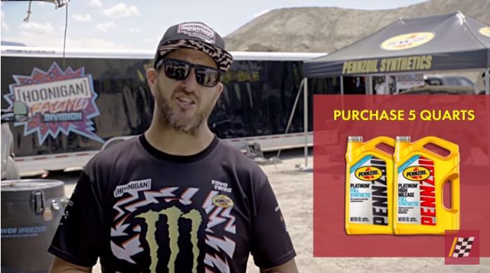 Ken Block Pennzoil promo