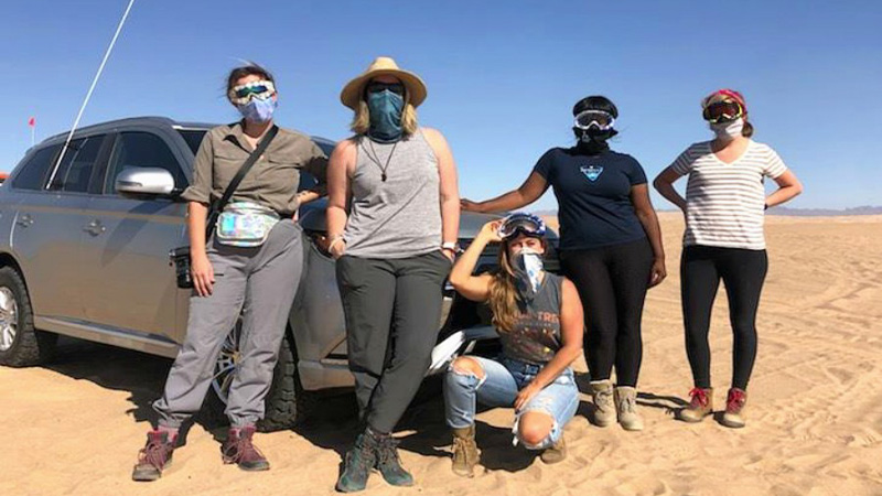 Rebelle Rally participants