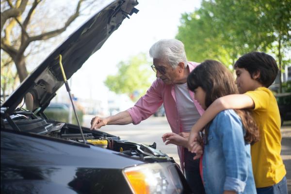 Checking Car 