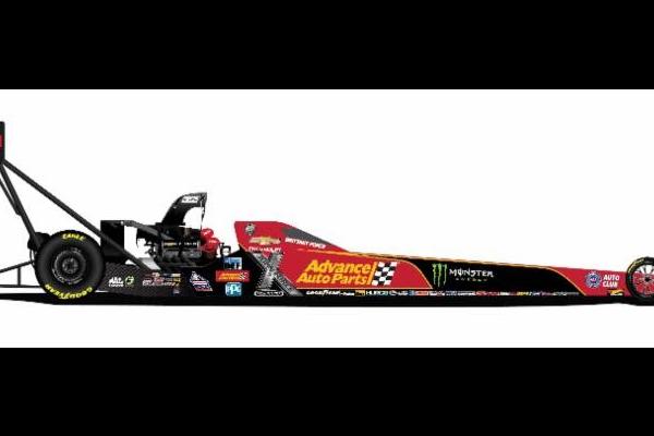 Brittany Force Advance Auto Parts Dragster