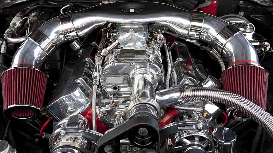 supercharged vehicle