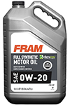 FRAM full synthetic oil 5 qt bottle