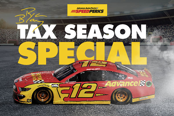 Ryan Blaney's Advance Auto Parts #12 Mustang