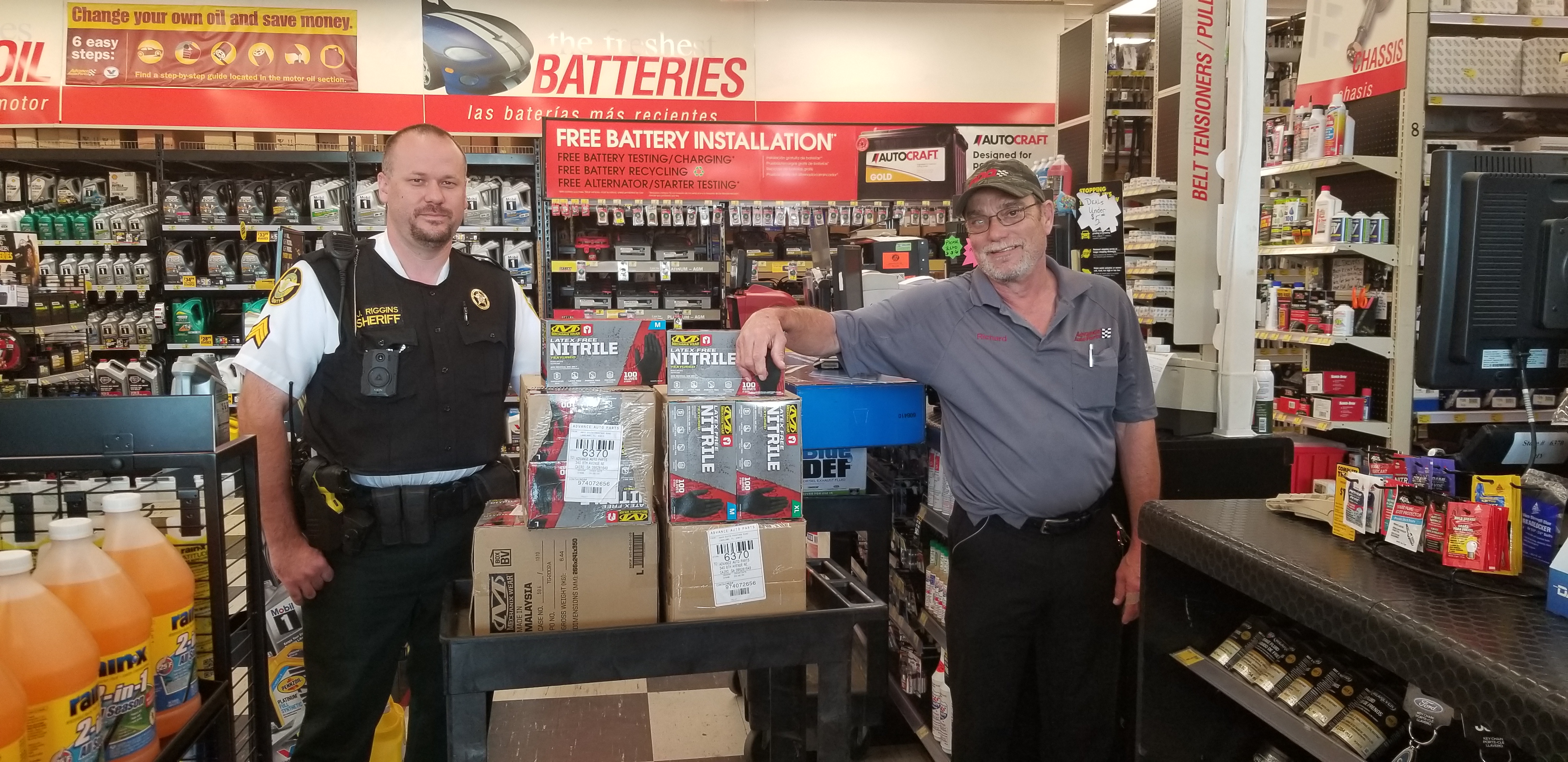 Advance donating gloves