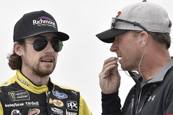 Ryan with father Dave Blaney