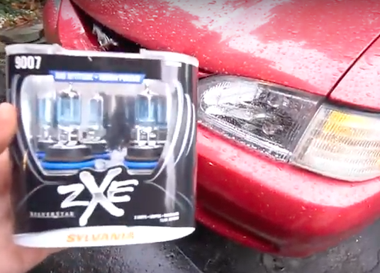 Chris Fix's Ford Mustang and Sylvania bulbs