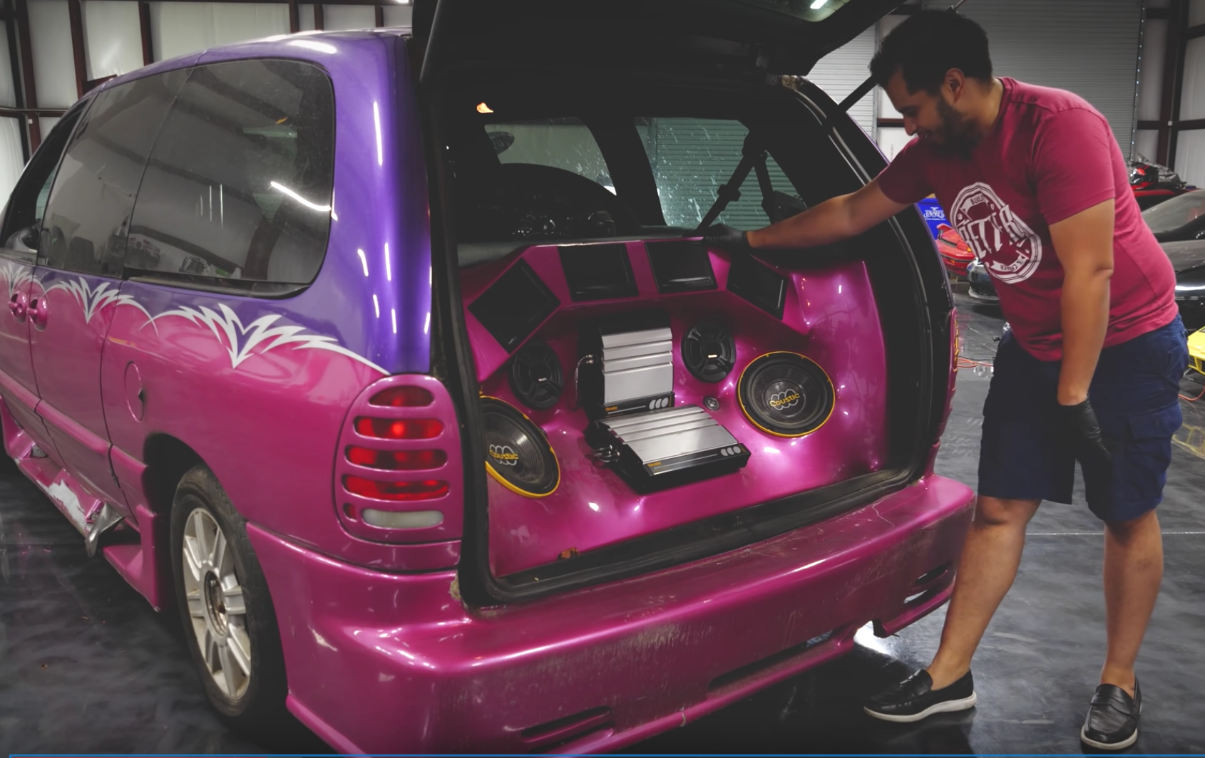 Freddy Hernandez and Pimp My Ride Van