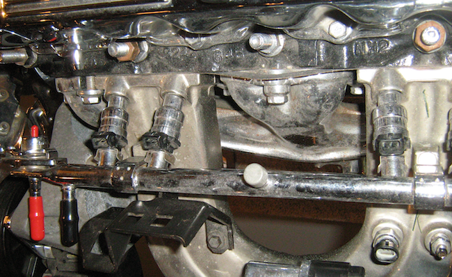 Jeep 2.5 liter, four-cylinder engine.