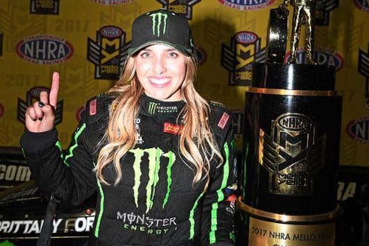 Advance Auto Parts driver Brittany Force