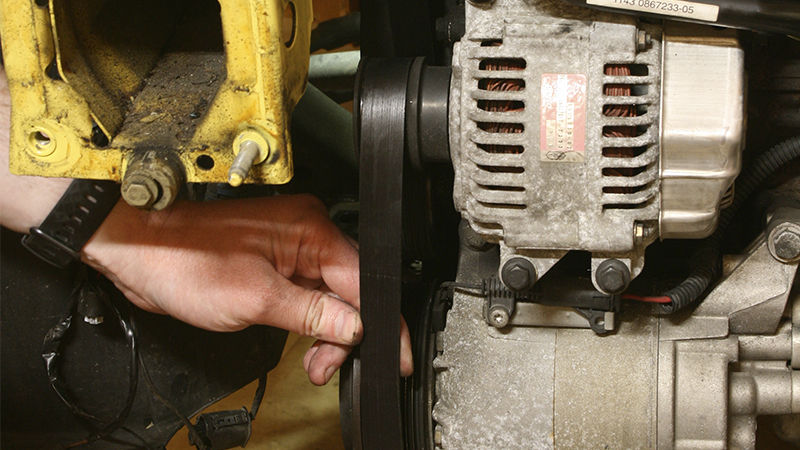 install new serpentine belt