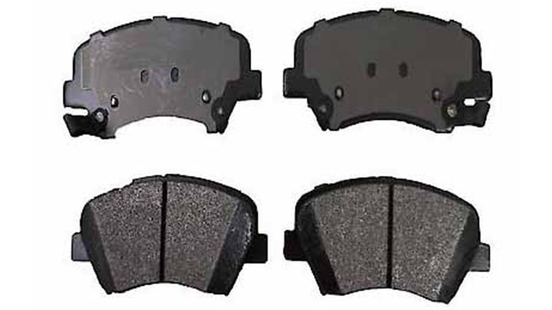 silver brake pads